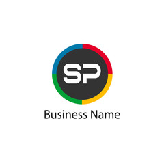 Initial Letter SP Logo template design