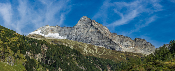 mountain in the alps panorama