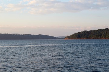 A beautiful view of the lake in the Tennessee valley.
