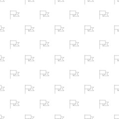 Flag background from line icon. Linear vector pattern. Vector illustration