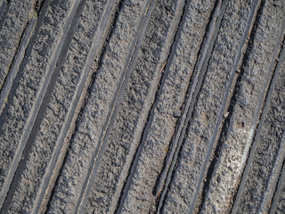 Abstract stripes pattern of cement or concrete texture for floor or wall background.