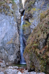 Oberer Wasserfall am Lainbach bei Kochel am See