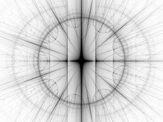 surreal Futuristic digital 3d design art abstract background fractal illustration for meditation and decoration wallpaper