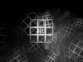 surreal Futuristic digital 3d design art abstract background fractal illustration for meditation and decoration wallpaper