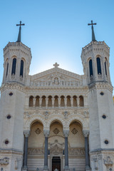 The Basilica of Notre Dame de Fourviere in Lyon