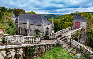 Fototapeta na wymiar Chapelle de Sainte Barbe, Bretagne