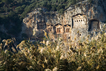 Obraz premium Dalyan rock king tombs