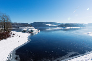 Obraz premium Biggesee Winter Stiell