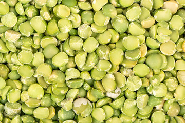 Dry green peas