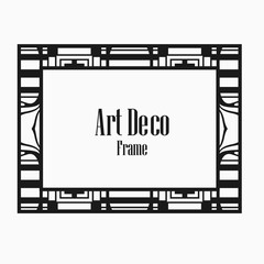 Art Deco border frame
