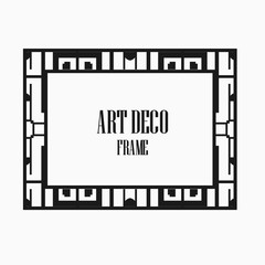 Art Deco border frame