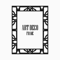Art Deco border frame