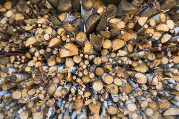 Abstract firewood texture
