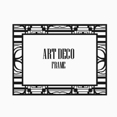 Art Deco border frame