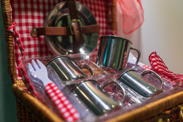 Retro Picknickkoffer