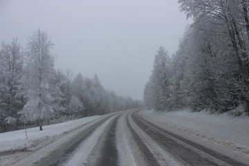 Fototapeta na wymiar Norway in winter