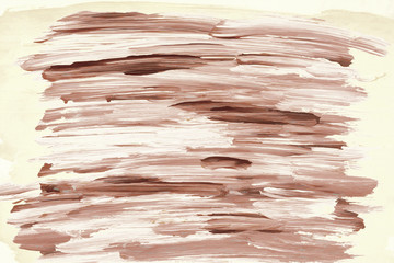 Brown white brushstrokes painted background