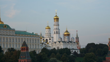 Fototapeta na wymiar summertime the Red Square and Zaryadje Moscow