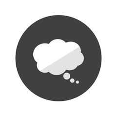 Chat icon. Voice speech bubble vector icon. Messages icon. Communicate symbol. Dialogue of people