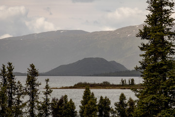 Wonder Lake in Denali National Park Alaska
