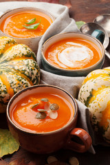 Pumpkin cream soup