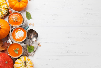 Pumpkin cream soup