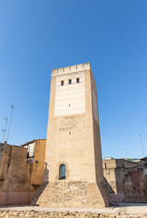 Torreta de Canals - tower of the Borja in Canals town, province of Valencia, Spain