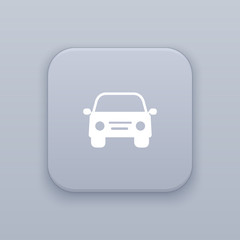 Obraz premium Car, auto button, best vector