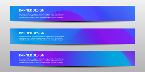 Abstract vector modern banner templates future Poster template design with colorful geometric background . Vector illustrations