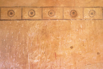 HIntergrund Antike Wand Putz Beige Terracotta Textur