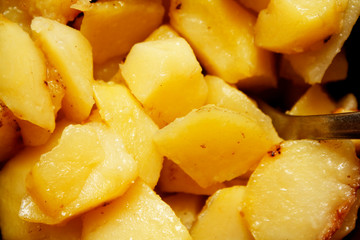 tasty fried potatoes