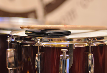 Fototapeta na wymiar Drum, or part of the drum, close-up