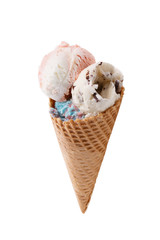An ice cream cone