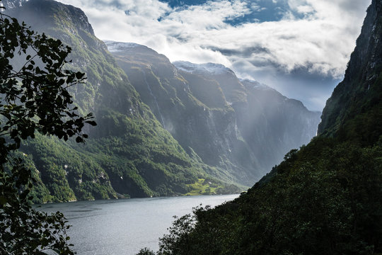 N&aelig;r&oslash;yfjord im September