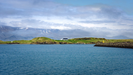 Obraz premium Panoramic view from Reykjavik