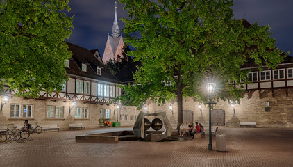 Hannover Altstadt mit Ballhof Nacht