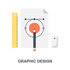 Graphic Design icon concept