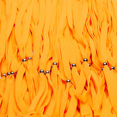 Orange ribbon for badges