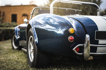 Beautiful classic vintage sport car