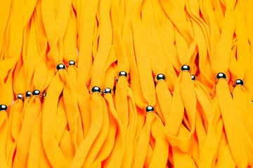 Orange ribbon for badges