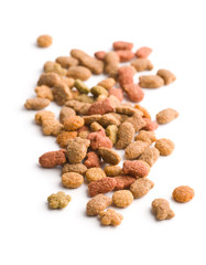 Dry pet food.