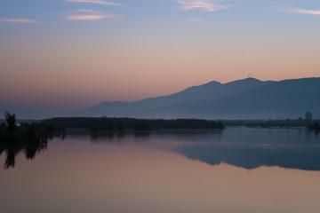 Marshland by the Hills