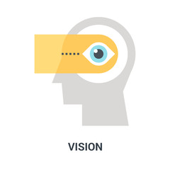 vision icon concept