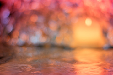 Colorful background with bokeh