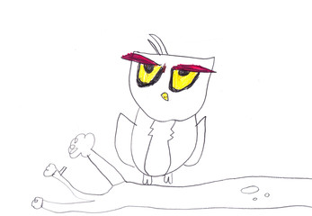 Die schlecht gelaunteste Eule der Nation