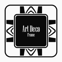 Vintage art deco frame