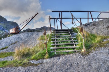 Nusfjord, Lofoten, Flakstad, Flakstadøya, Hafen, Fischerboot, Boot, Fischereihafen,...