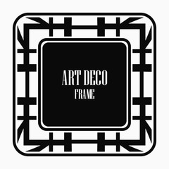 Vintage art deco frame
