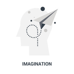 imagination icon concept