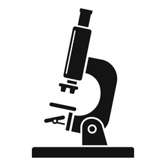 Laboratory microscope icon. Simple illustration of laboratory microscope vector icon for web design isolated on white background